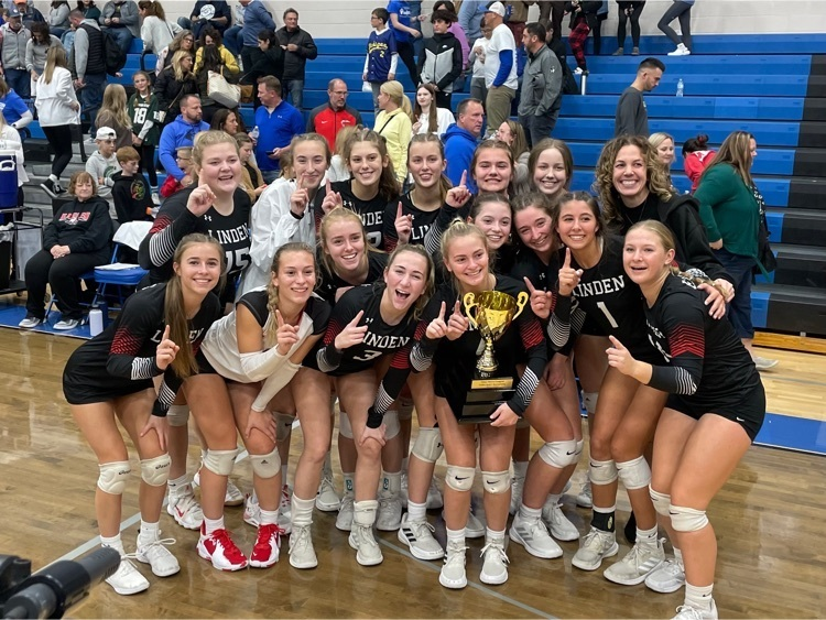 Congratulations to our 2022 FML Volleyball Champions!!  A true example of refusing to lose!  #LindenEaglePride