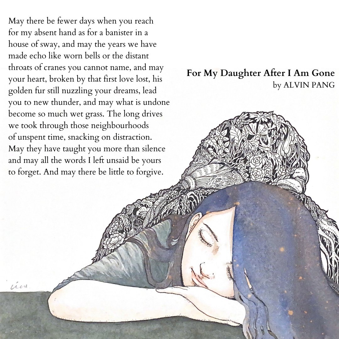 aphnofficial's tweet photo. For My Daughter After I Am Gone -  A poem written by Alvin Pang in our anthology #toletthelightin 📕

Our #anthology has over 100 #poems written by people from all walks of life from across the Asia Pacific surrounding the topic of death, dying and #PalliativeCare https://t.co/sP15DXyAfK
