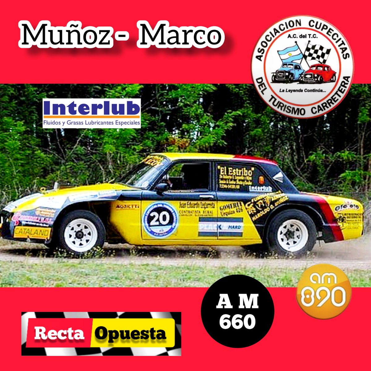rectaopuestaok's tweet photo. #cupecitas
..."se nos dió el triunfo , fue un gran finde , ahora nos preparamos para el GP"...
Daniel Muñoz, que junto a Marco su navegante, se quedaron con la 10ma. fecha https://t.co/TzB7obHp4b