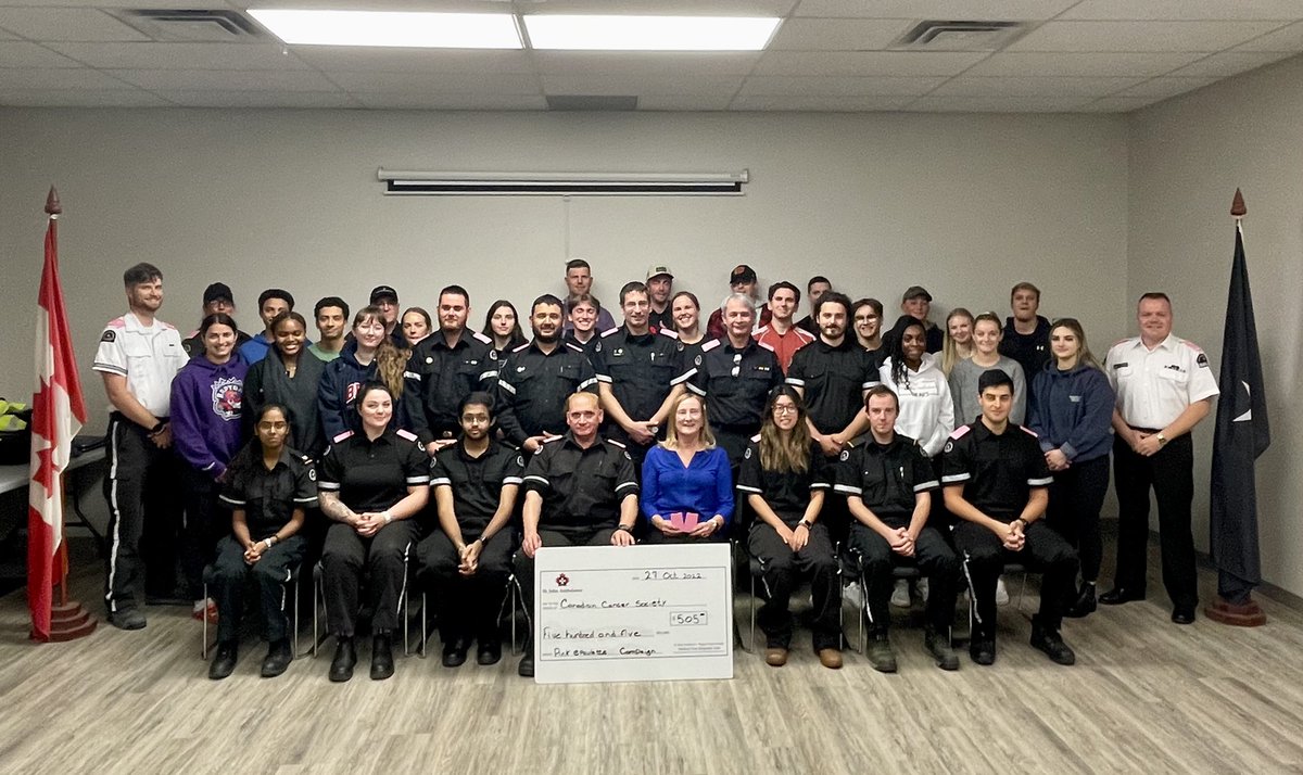 🧵… As Honorary Commissioner, I am proud to share that our MFRU #Volunteers raised over $500 again this this year.

This brings their 6 year total to over $3000 from their Pink 💗 Epaulette fundraiser 💪🏼👏🏼✊🏼