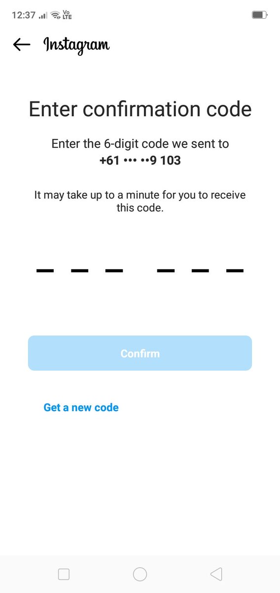 KingCalmette's tweet photo. @instagram I have clicked on get a code and it says sent however I am not receiving the SMS what can I do. What is happening? #Instagram #InstagramProblems #InstaFamous https://t.co/TFWcAViIuO