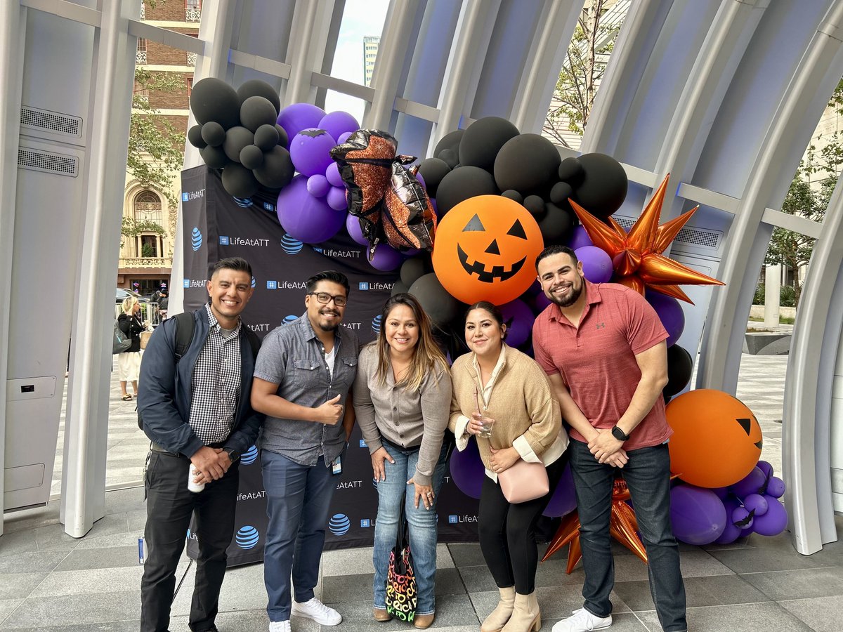 Some of the Original AT&amp;T Garland Store Crew from 2010 #ATT Spooktacular event