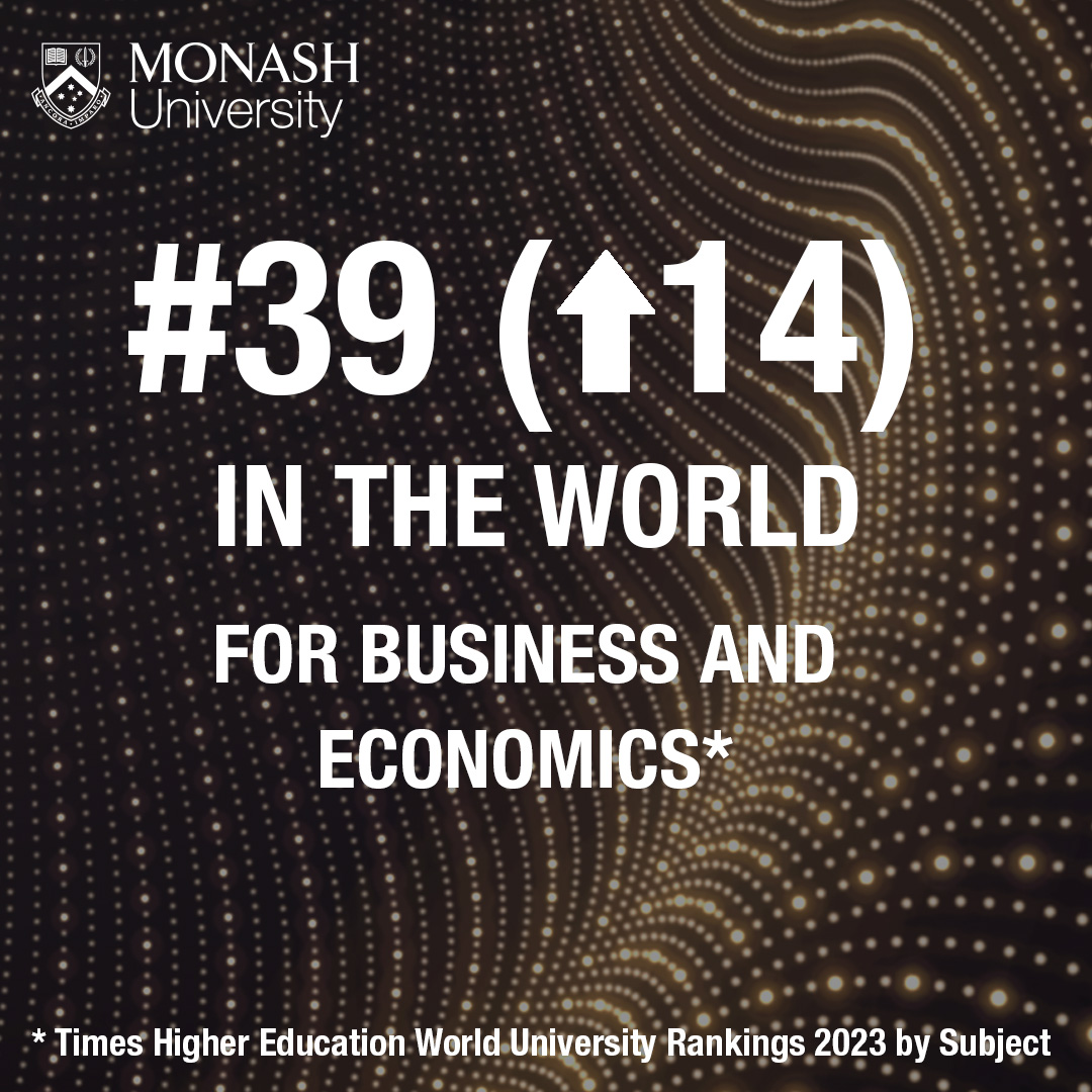 We've climbed in two prestigious global educational rankings for Business and Economics! We've jumped to #39 in the @timeshighered (THE) 2023 Rankings by Subject, and #17 (#1 in Australia) in the @usnews and World Report (UNSWR) rankings for 2022-23. More: bit.ly/MBUS-THE-UNSWR…