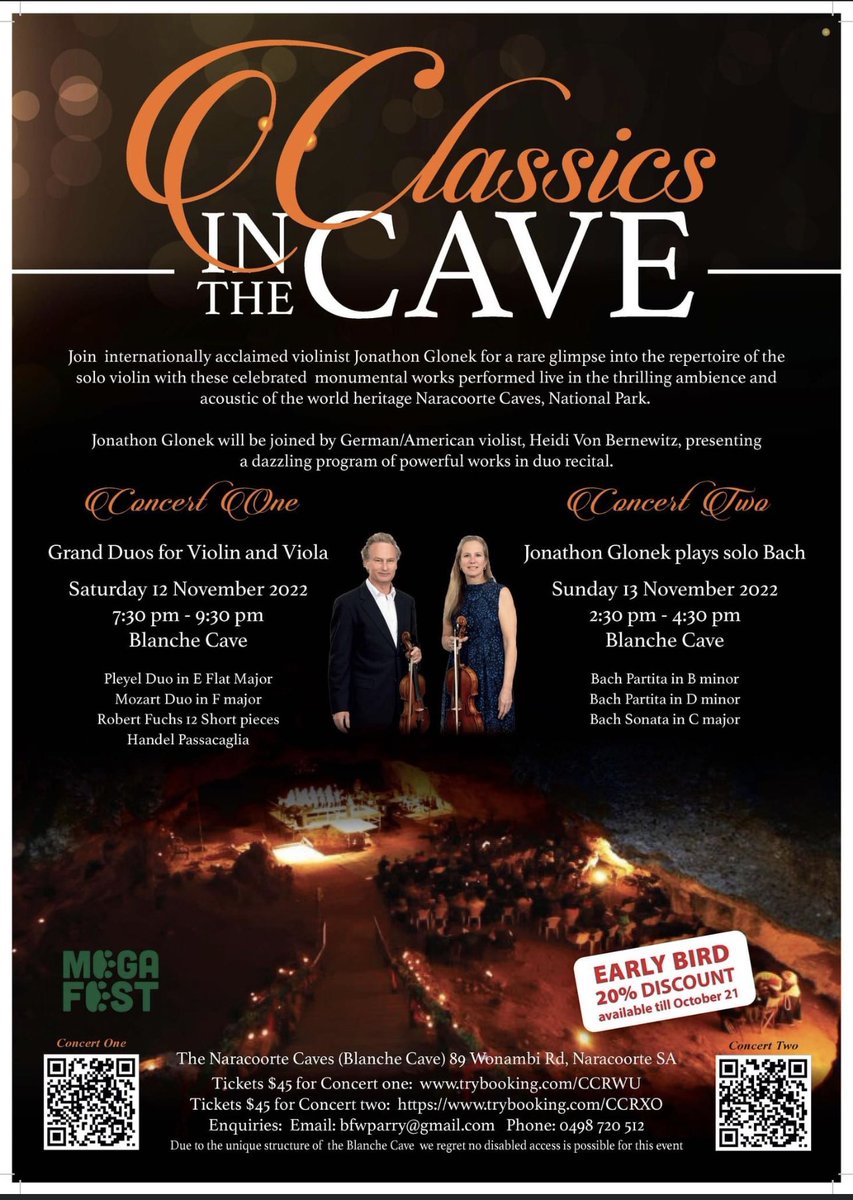 Another great event for MegaFest at #NaracoorteCaves. 12th and 13th of November. 😃