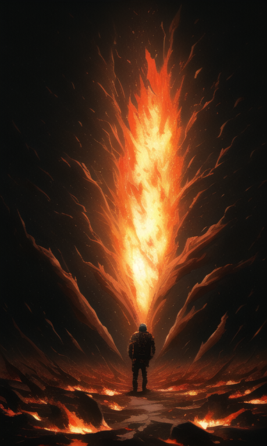 AcousticBlitSFW's tweet photo. (AI ART)
"I did not seek nothingness
It was torn open for me
Everything was burning
Apocalypse of the soul"
Yeah I guess I could've guessed the AI would make that lyric, like that.
#NovelAI #aiart #crywolf #runcrywolf https://t.co/T0Ao4385iS