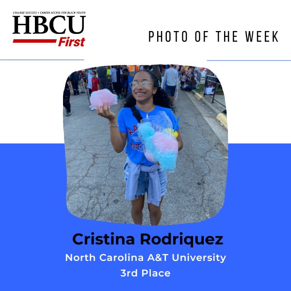 HBCUFirst's tweet photo. Congratulations to our Week 6 winner, 3rd place Cristina Rodriquez. We enjoyed your captured moment of personality!✨ #famu #explorepage #hbcufirst #photooftheweek https://t.co/EqIKCmOMGz