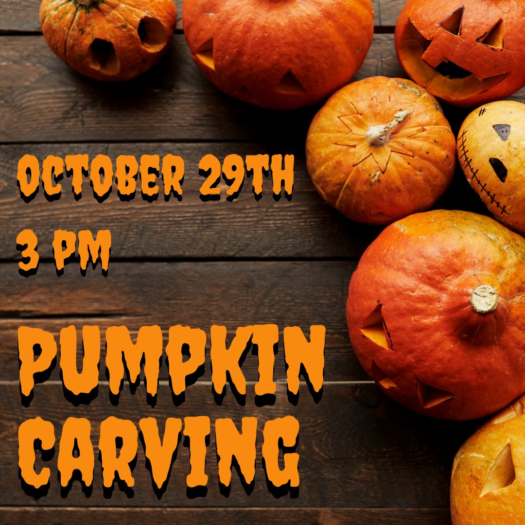 Join us at Junction West Grand Junction RV Park for a spooktacular afternoon!

We'll be carving pumpkins on October 29th at 3 PM so join us for some family fun!

#spookyseason #halloween #carvingpumpkins #pumpkin #halloween #junctionwestgrandjunctionrvpark #jwgrandjunction