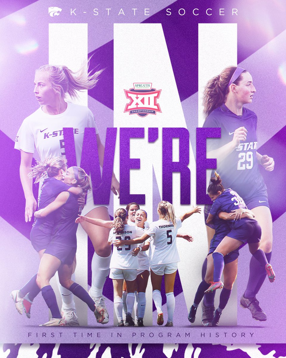 𝙃𝙞𝙨𝙩𝙤𝙧𝙮 𝙈𝙖𝙙𝙚‼️

#KStateSOC has qualified for the #Big12SOC Championship for the first time in program history!

🎟️ k-st.at/3Df4Hie