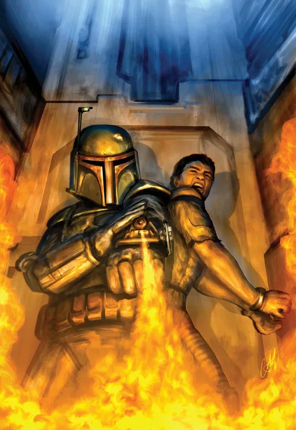 On this day in 2010, Star Wars: Blood Ties #3 was published by Dark Horse Comics in a story written by @TomTaylorMade and illustrated by Chris Scalf More info on the Boba Fett Fan Club: bobafettfanclub.com/bounty/books/c… #BobaFett #JangoFett #BobaFettFanClub #StarWars