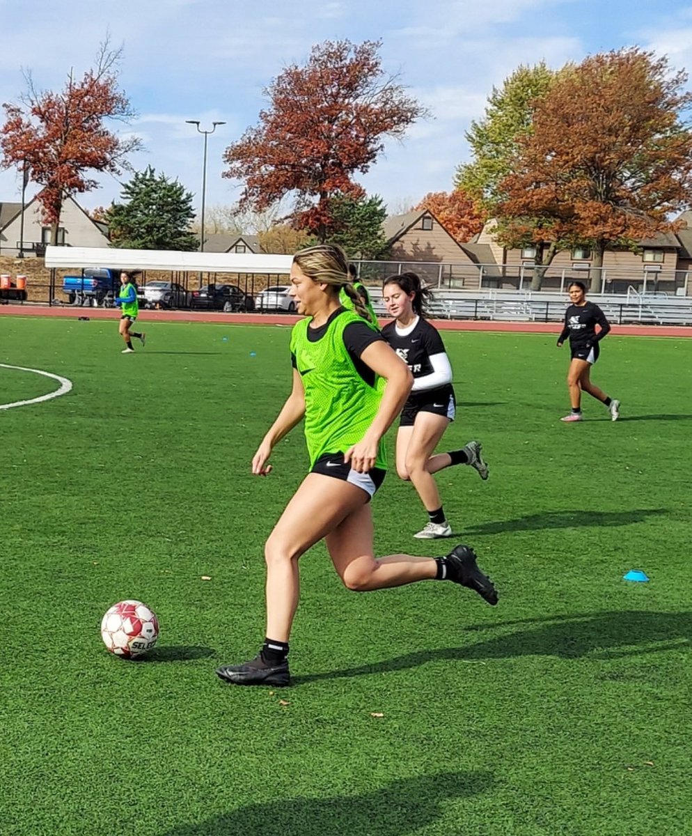 <a href="/bluedevil_wsoc/">KCKCC Women's Soccer</a> Playoff practice: Thursday edition. Go <a href="/KCKCCAthletics/">KCKCC Athletics</a>!