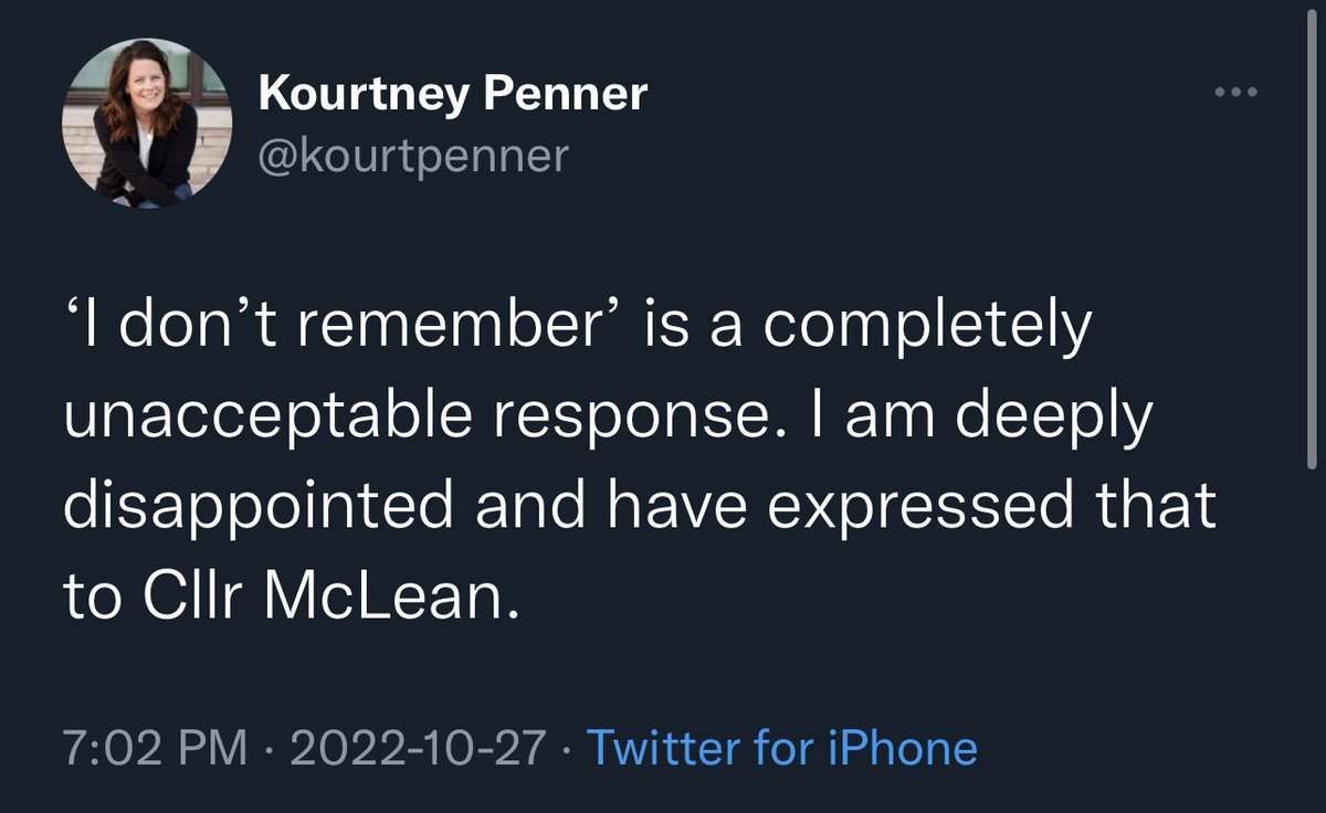 Coun, Penner on McLean’s statement to reporters today.