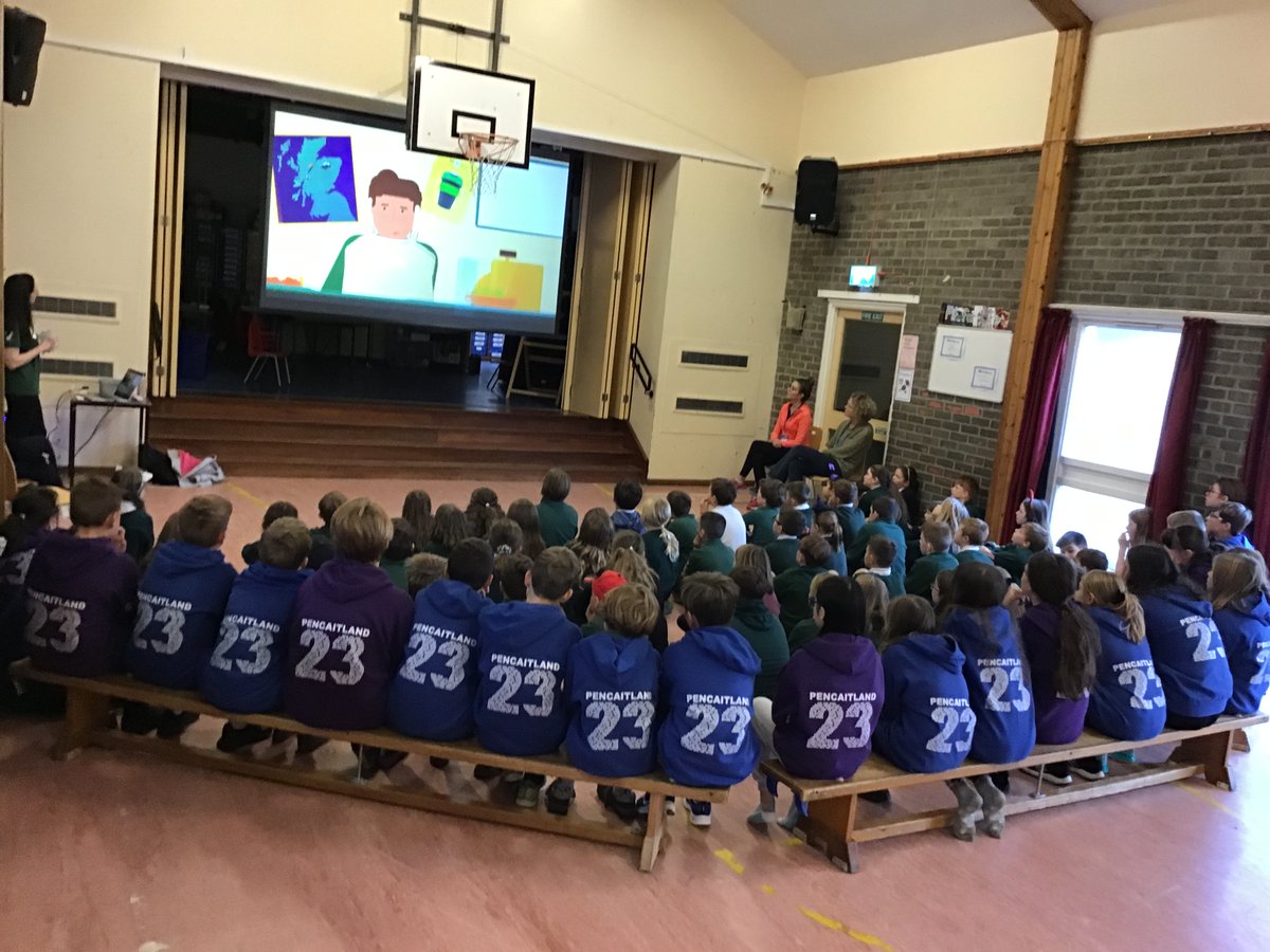 Our P5,6 and 7 learners thoroughly enjoyed our visit from @SocialBite_ where we learned about the fabulous work the charity are doing. #socialenterprise #DYWscotland