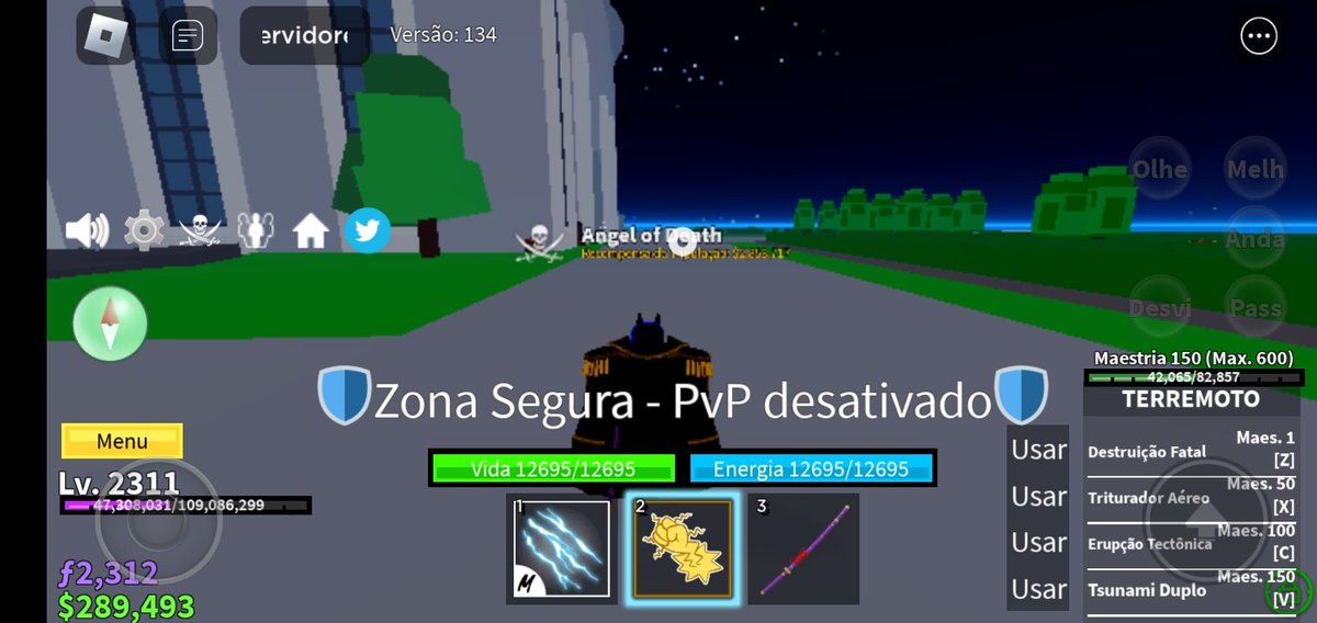 FINALMENTE CONSEGUI A DARK BLADE NO BLOX FRUITS!! 