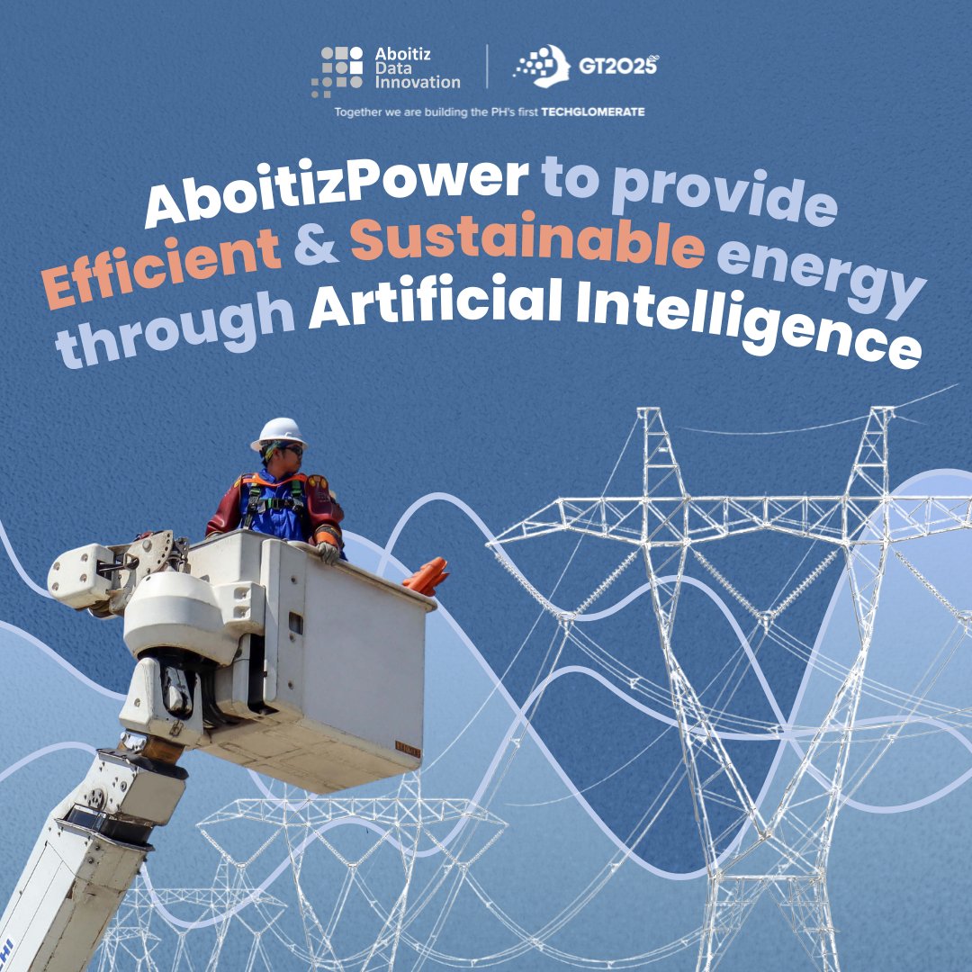 Here's how data science is making power generation more cost efficient and environmentally sustainable.

🔗: mb.com.ph/2022/10/25/adi…

#Aboitiz #AboitizDataInnovation #AboitizPower #DataScience #ArtificialIntelligence #DataInnovation #SustainablePower