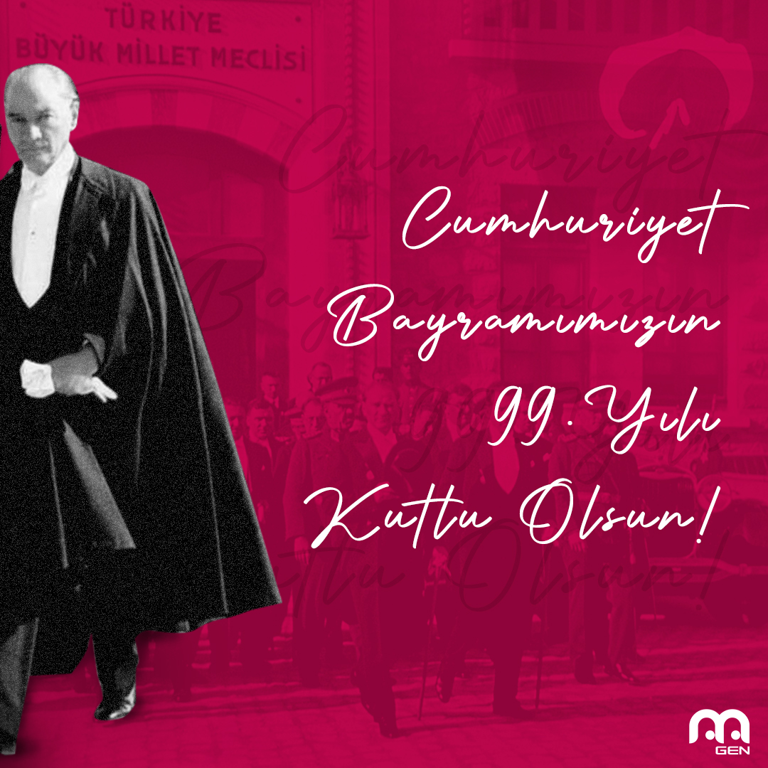 ''Ey yükselen yeni nesil! İstikbal sizsiniz, Cumhuriyeti biz kurduk, onu yükseltecek ve yaşatacak olan sizlersiniz.''

29 Ekim Cumhuriyet Bayramımız Kutlu Olsun!
#29ekimcumhuriyetbayramı
#29ekim #29ekimcumhuriyetbayramımızkutluolsun #cumhuriyetbayramı