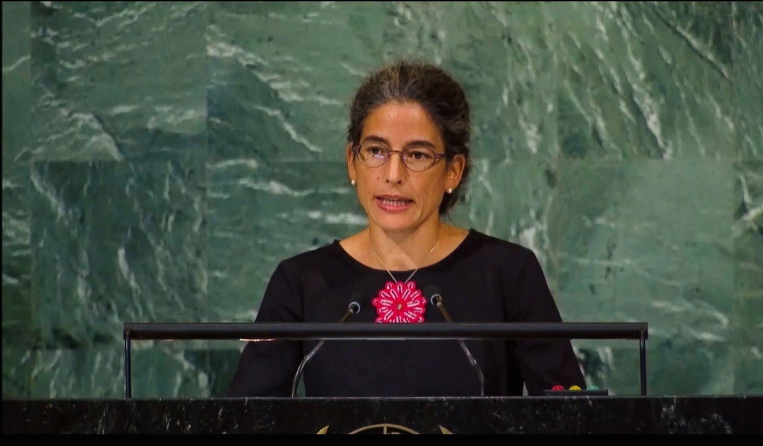 SwissIntLaw's tweet photo. À l’occasion de la présentation du rapport annuel de la Cour internationale de justice @CIJ_ICJ🇺🇳, j’ai souligné le rôle crucial qu'elle joue dans le règlement pacifique des différends⚖️. Le recours à la CIJ et le respect de ses décisions sont les bases d'une paix durable. https://t.co/9RFdqQlvB2