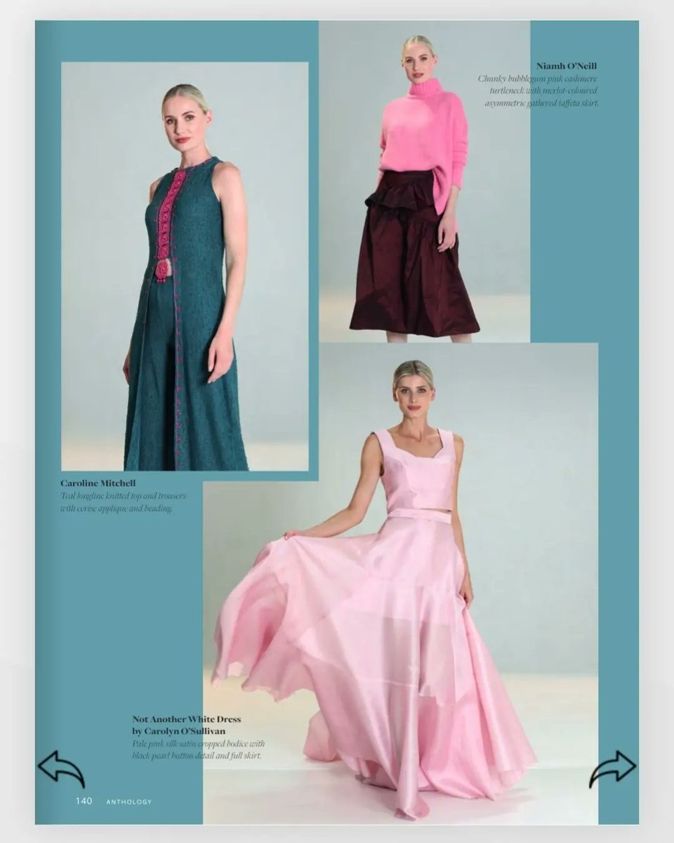 caroline mitchell (@carolineknits) on Twitter photo Thank you so much <a href="/anthology_mag/">Anthology Magazine</a> for including my #knitwear in this amazing feature on <a href="/CIFDtweets/">CIFD</a>
Delighted to be in the great company of <a href="/NIAMH_O_NEILL/">Niamh O'Neill</a> and <a href="/CarolynOSull/">Carolyn O'Sullivan</a> 💗 as well as all the other fabulously talented #designers and #milliners
#irishknitwear #madeinlimerick Thank you so much <a href="/anthology_mag/">Anthology Magazine</a> for including my #knitwear in this amazing feature on <a href="/CIFDtweets/">CIFD</a>
Delighted to be in the great company of <a href="/NIAMH_O_NEILL/">Niamh O'Neill</a> and <a href="/CarolynOSull/">Carolyn O'Sullivan</a> 💗 as well as all the other fabulously talented #designers and #milliners
#irishknitwear #madeinlimerick