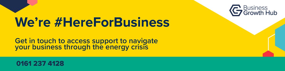 We'll be hosting a #hereforbusiness drop in clinic at our offices in Northenden next Tuesday with @BizGrowthHub. Come by for a chat between 11am - 1pm, and we will be happy to discuss the funded support available to businesses.

#hereforbusiness
