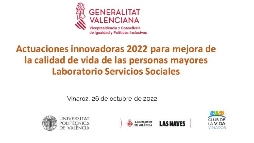 🔉El pasado miércoles estuvimos en el #clubdelavidavinaros ,💚🧡💙 hablando sobre cómo la tecnología puede aportar al bienestar personal a cualquier edad☑️ #innovacion #calidaddevida #PersonasMayores