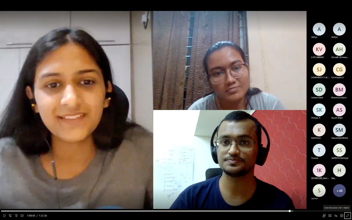 kitarp29's tweet photo. Spoke about *Open Source* at an amazing event yesterday!
Thanks to @Kirti_Lodha_ @debz_exe @sparsh_kesari_ and Jigayasa for the awesome session :)
Link to the session: https://t.co/7KiqNm7cl7 https://t.co/FdnrbJvjNF