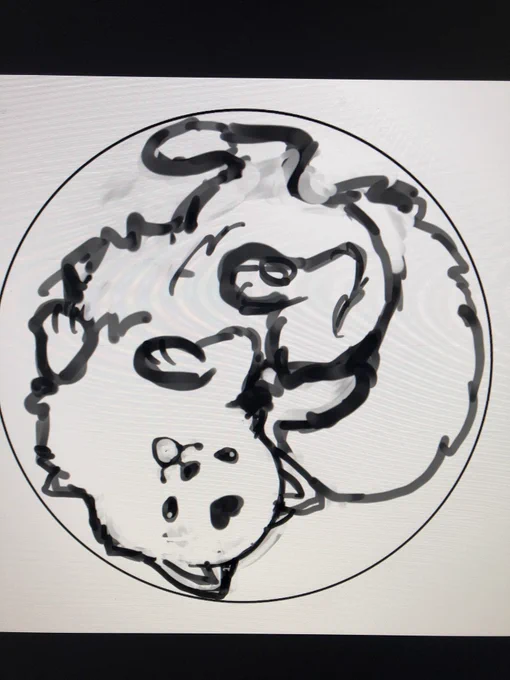 More Bingpup ….and another kind of puppy. (My comp was dying so phone photos it is) 