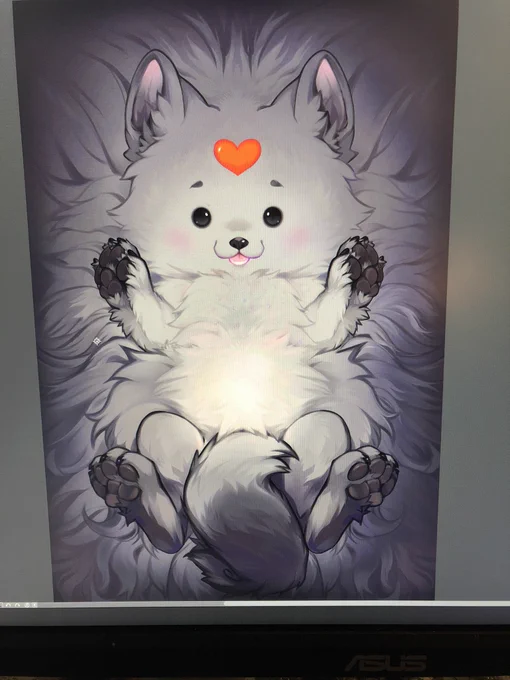 More Bingpup ….and another kind of puppy. (My comp was dying so phone photos it is) 