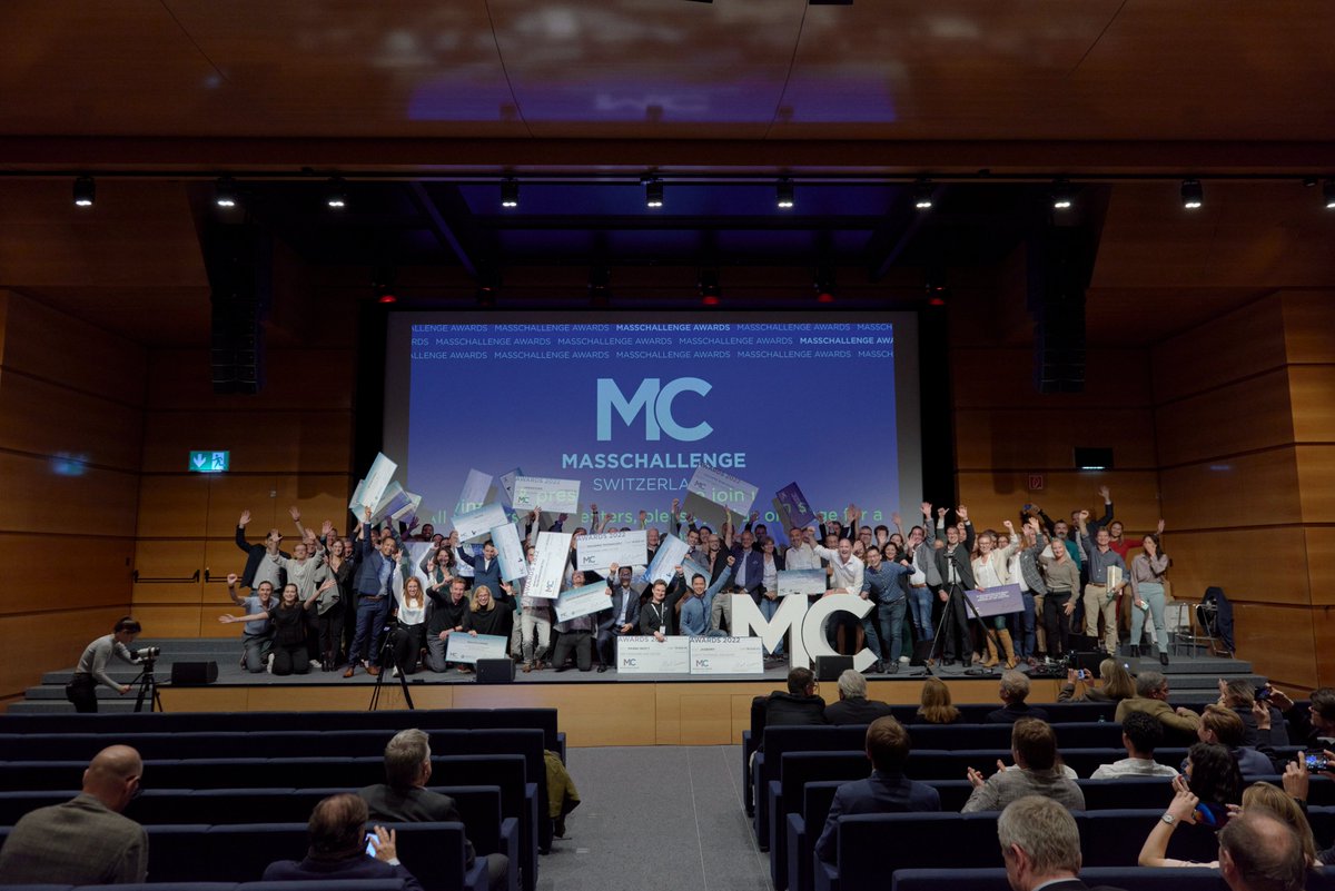 MassChallengeCH's tweet photo. 🥳🥳Amazing #awards evening yesterday! CHF 400'000 distributed! Congratulations to the 12 #cash winners, 13 in-kind prize winners, and the whole Experts Community! More outcomes soon, so keep posted here in the Swiss newsletter this Monday => https://t.co/XHJYK1UvPd https://t.co/LxIujLLFhv
