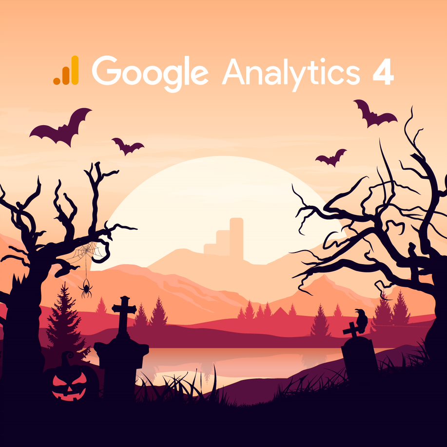 Halloween is in town and as a digital agency nothing scares us more than the fact that the majority of organizations still haven't switched to GA4 yet. Have you? Read more about this topic here. If you dare… bit.ly/3THWI44 #Analytics #Halloween #GA4 #blog #data