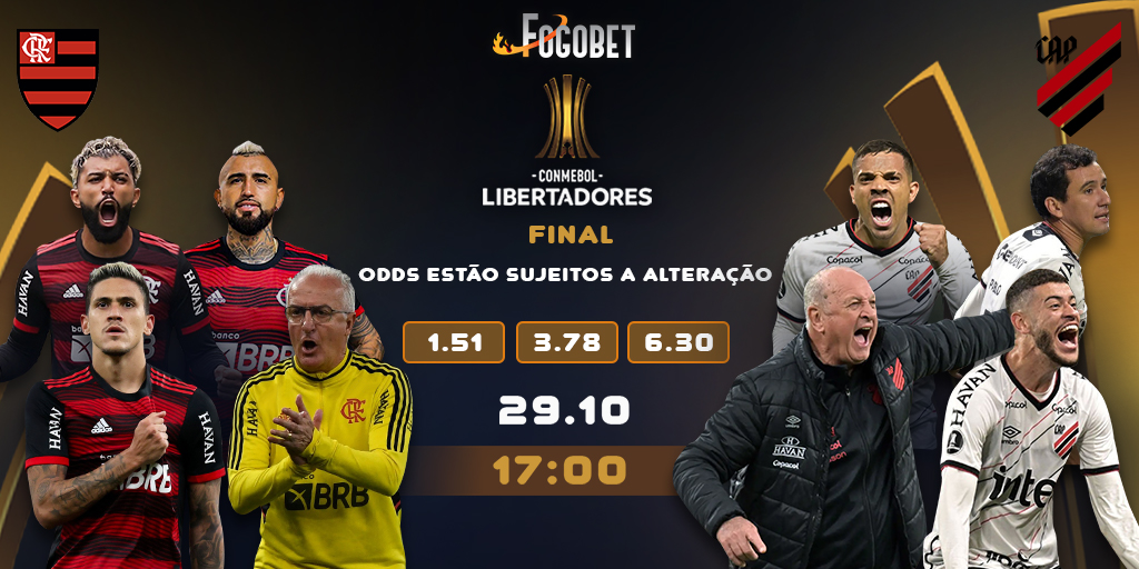 fogobet's tweet photo. 𝐅𝐥𝐚𝐦𝐞𝐧𝐠𝐨 e 𝐀𝐭𝐡𝐥𝐞𝐭𝐢𝐜𝐨 𝐏𝐚𝐫𝐚𝐧𝐚𝐞𝐧𝐬𝐞 se enfrentam na final da Libertadores no Estádio Banco Pichincha. Eles se enfrentam 2 meses após a partida da Copa Nacional que o Flamengo venceu por 0 a 1. ❤️🖤

#fogobet https://t.co/lx0dg3H2s2