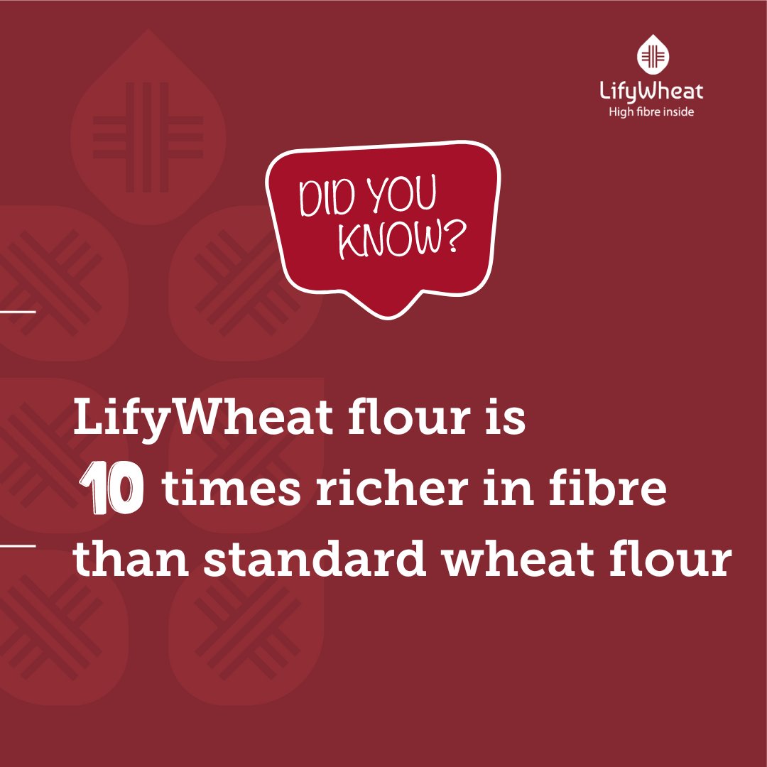 LimagrainIngredients (@limagrainci) on Twitter photo What makes LifyWheat different?🌾
LifyWheat flour is 1️⃣0️⃣ times higher in #fibre than standard wheat flour with 2️⃣5️⃣% fibre compared to 2.5%.
#EatFibreFeelBetter What makes LifyWheat different?🌾
LifyWheat flour is 1️⃣0️⃣ times higher in #fibre than standard wheat flour with 2️⃣5️⃣% fibre compared to 2.5%.
#EatFibreFeelBetter