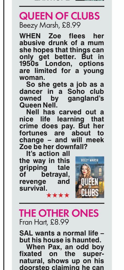 FABULOUS #bookreview @thesun #QueenofClubs ‘a gripping tale of betrayal, revenge and survival’ 🤩@Books_dash @orionbooks @rhea_kurien thanks to @natashahwrites #crime #histfic