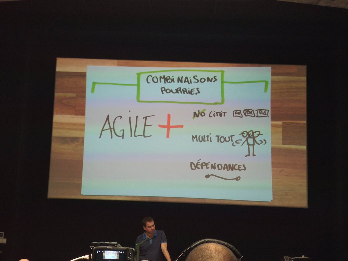 PatrickBarroyer's tweet photo. @romaincouturier en keynote à Agile Tour Bordeaux https://t.co/Ijz4zObgTM