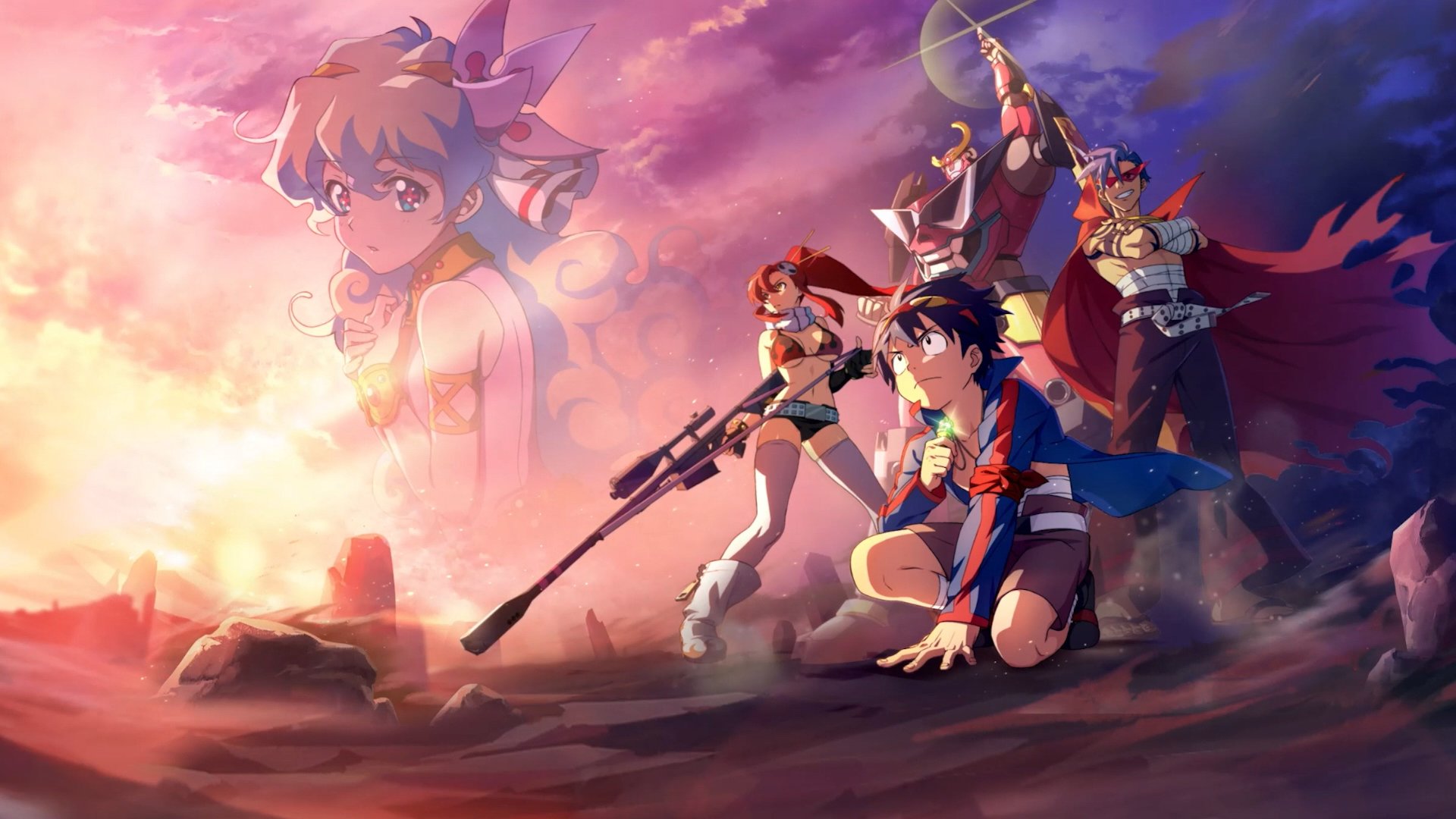 Studio Trigger to Re-Screen 2 Gurren Lagann Films in Japan, N. America,  Taiwan in This Year - News - Anime News Network