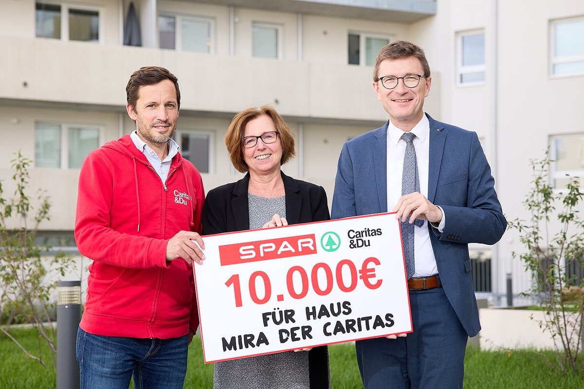 SPAR Österreich (@sparoesterreich) on Twitter photo Im Caritas Haus Mira in Wien finden geflüchtete ukrainische Familien einen Zufluchtsort. SPAR spendet dafür 10.000 Euro. #Spende #Ukraine #Caritas <a href="/Alois_Huber/">Alois_Huber</a> <a href="/KlausSchwertner/">Klaus Schwertner</a> Im Caritas Haus Mira in Wien finden geflüchtete ukrainische Familien einen Zufluchtsort. SPAR spendet dafür 10.000 Euro. #Spende #Ukraine #Caritas <a href="/Alois_Huber/">Alois_Huber</a> <a href="/KlausSchwertner/">Klaus Schwertner</a>