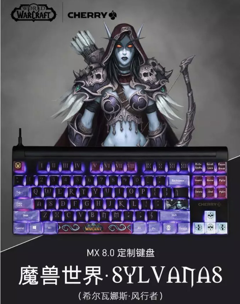 Darkladycosplay's tweet photo. I’m one mental breakdown away from splurging on this keyboard https://t.co/V2d5A8yglY
