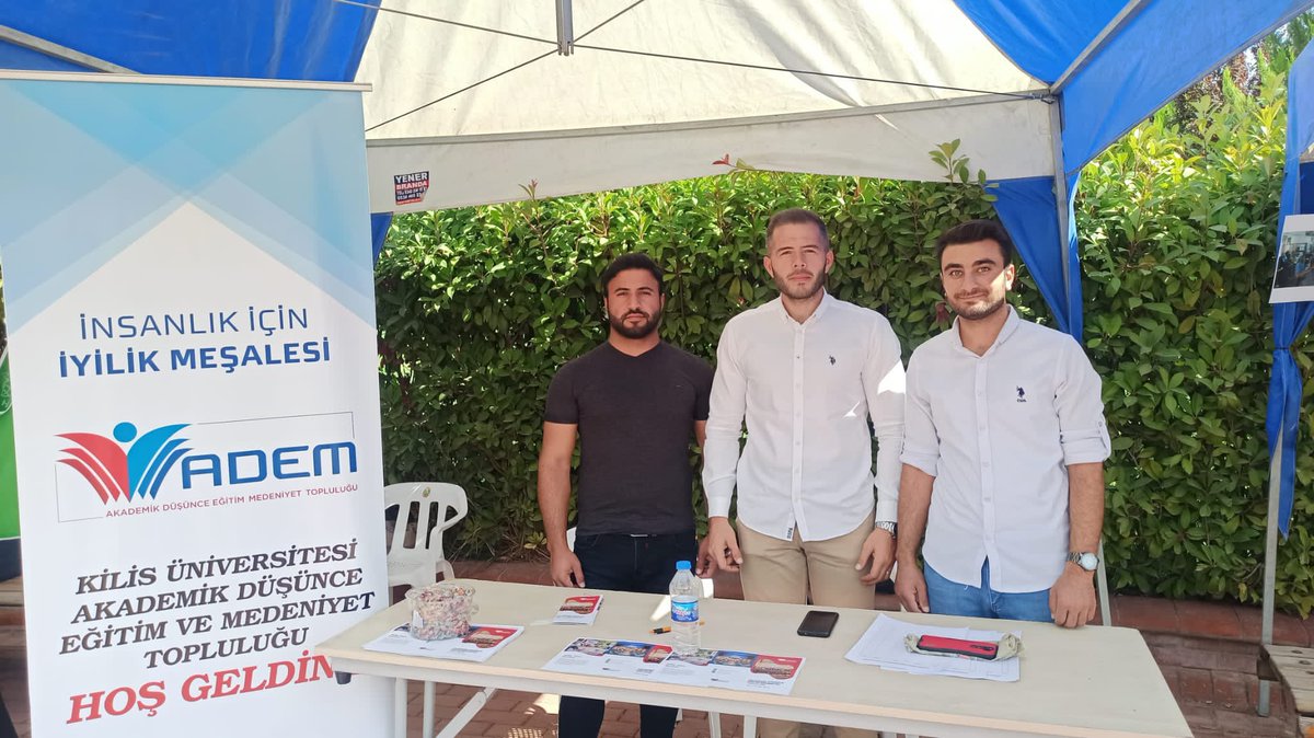 📌ADEM’lerde bu ay👇🏻
🎊<a href="/KonyaAdemNeu/">Adem NEÜ</a> Üniversite festivalinde tanıtım standı açtılar.
🎊<a href="/adem_uni/">Bingöl Üni Adem</a> Üniversitelerinin konferans programına topluluk adına katılım gösterdiler. 
🎊<a href="/DusunceEgitim/">MCBÜ Akademik Düşünce Eğitim Medeniyet Topluluğu</a> Tanıtım stantlarını açtılar.
🎊@ADEMKILISS Tanıtım stantlarını açtılar.