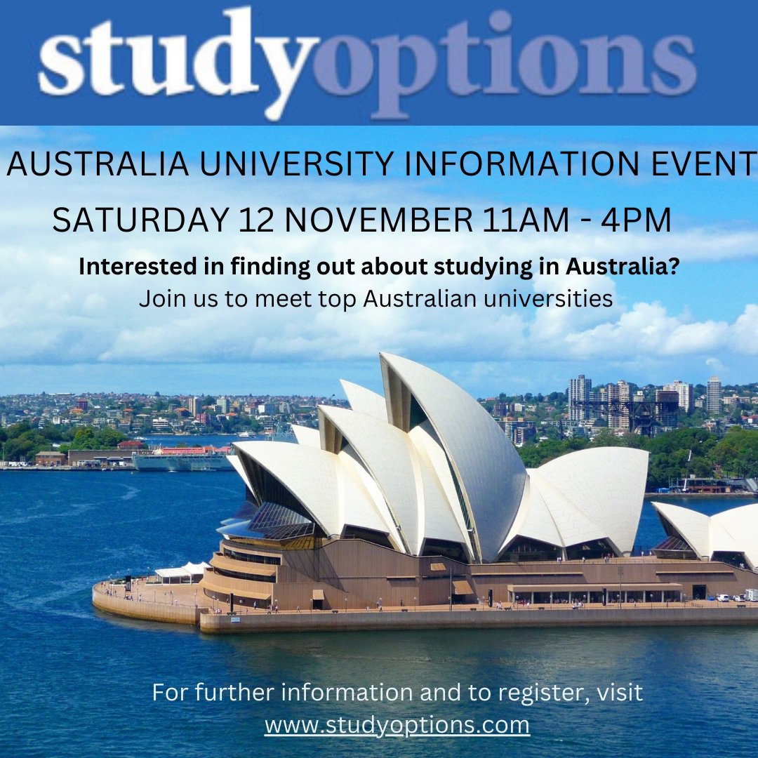 CareerinSport's tweet image. Registration is now open for Study Options’ Australian university information event in London in November.

For full details of this free event and to register, visit studyoptions.com 

#studyoptions #careersinsport #australiauniversity