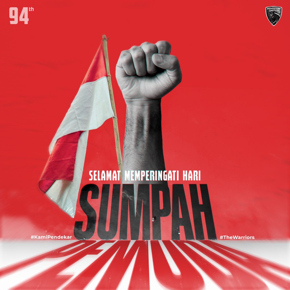 Bersatu pemuda bangsa untuk menjaga negeri 🇮🇩

Selamat Hari Sumpah Pemuda❗

#KamiPendekar #TheWarriors ⚔🖤