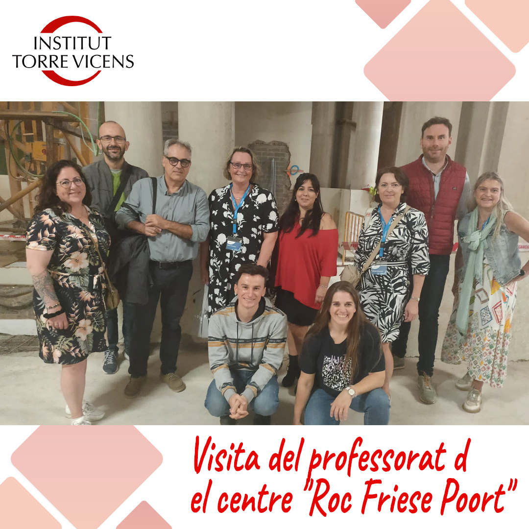 TorreVicens's tweet photo. 👉🏻Ens ha visitat el professorat del centre educatiu de formació professional ROC FRIESE POORT dels Països Baixos. 🌍 Vam gaudir de la visita del centre assistencial de Sant Joan de Déu d'Almacelles i descobert el futur Museu d'Art de Lleida. https://t.co/TAxoXtQs8C