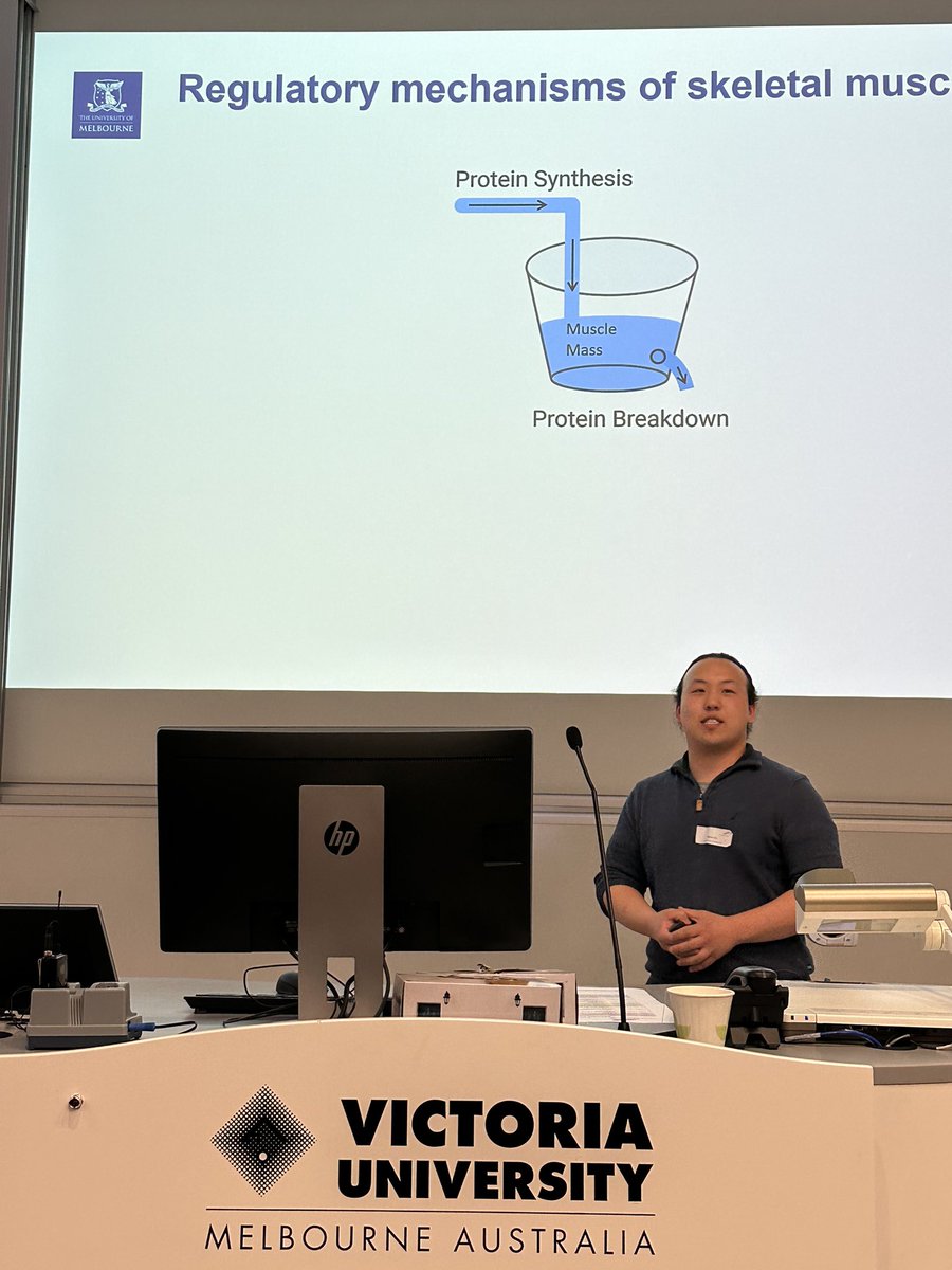 VictorianMuscleNetwork (@vicmusclenet) on Twitter photo Wayne Du @WayneDu8 from <a href="/UniMelbCMR/">Centre for Muscle Research</a> presenting in the third session of the VMN Symposium on “The role of Deubiquitinase, USP15, in skeletal muscle” #VicMuscleNet #myotwitter Wayne Du @WayneDu8 from <a href="/UniMelbCMR/">Centre for Muscle Research</a> presenting in the third session of the VMN Symposium on “The role of Deubiquitinase, USP15, in skeletal muscle” #VicMuscleNet #myotwitter