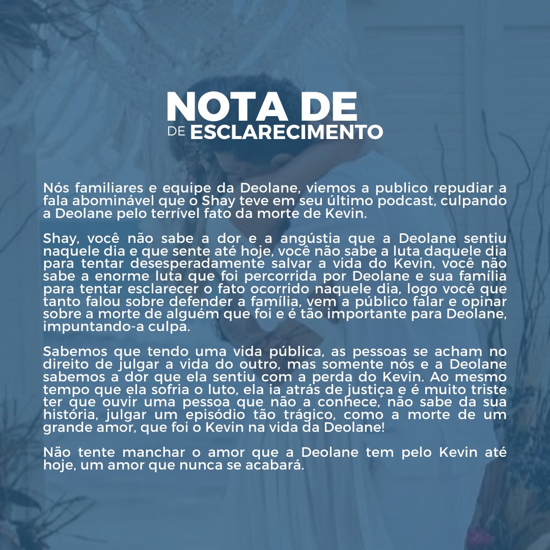 NOTA DE ESCLARECIMENTO!!