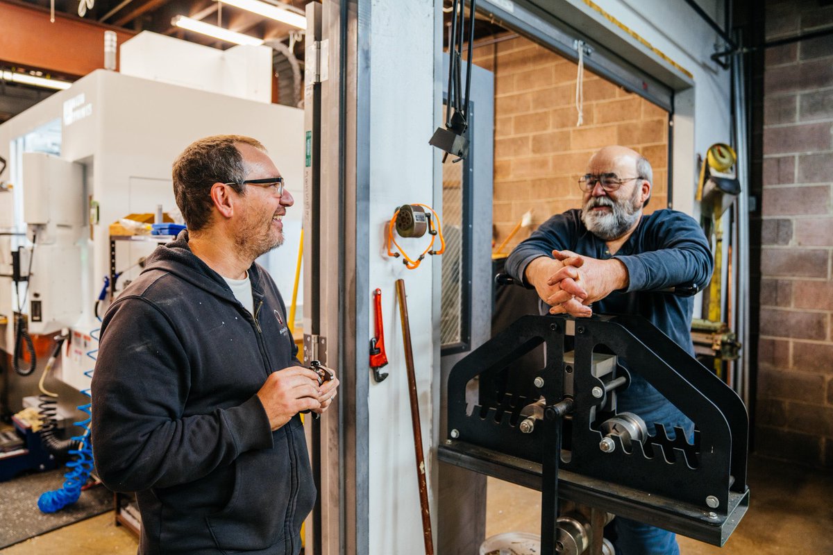 Titanium gods. Drew from Engin Cycles and Gary from Merlin… today was a wild one.