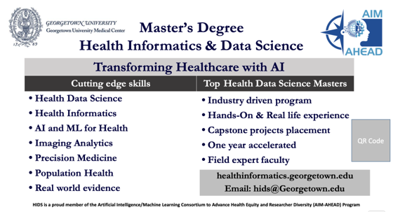 ICBI_Georgetown's tweet photo. Transform #healthcare with a #Masters degree in #Healthinformatics and #Datascience. Apply TODAY before the May 15th application deadline. https://t.co/9MGsRPq3Tz https://t.co/woqrSyFD69