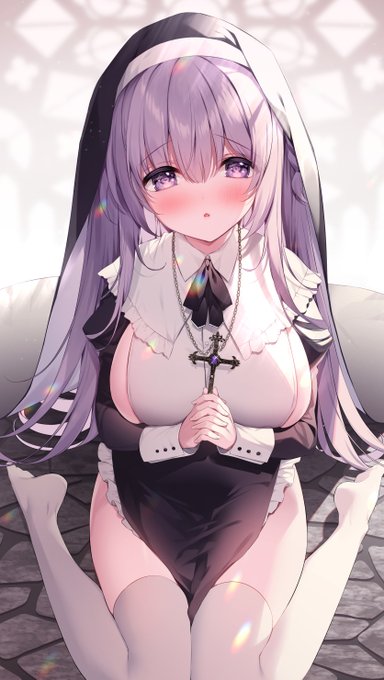 「あの…祈りに集中してますか…?」 