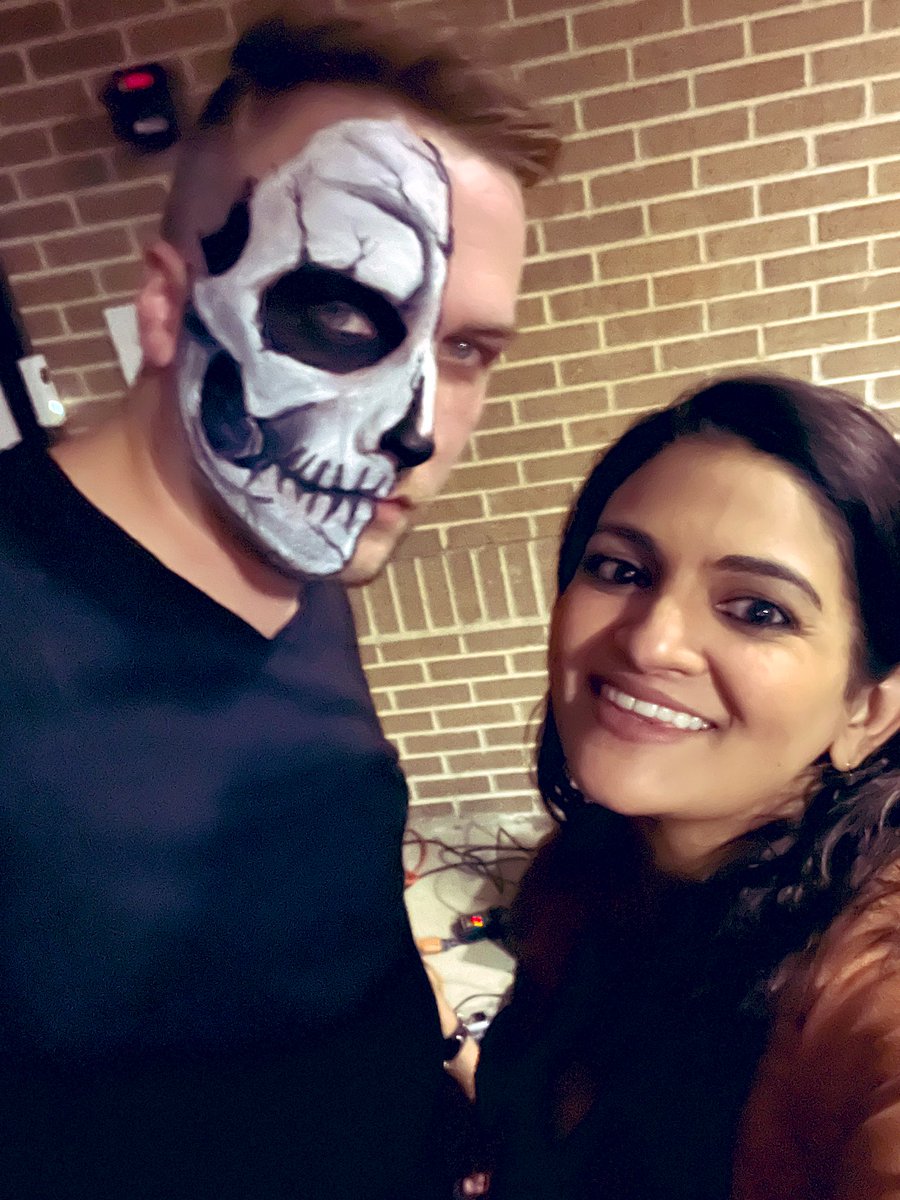My favorite event of the year!! @llc_newtech BEST haunted house ever!  I loved all the new rooms and the moving spiked wall was brilliant!!!