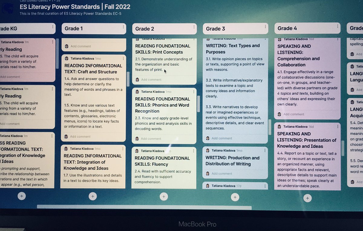 KladovaTatiana's tweet photo. Fancy putting standards on a padlet and support collaborative conversations to align standards. #powerstandards #collaborstion @cecigomez_g https://t.co/HiFMHxKeiJ