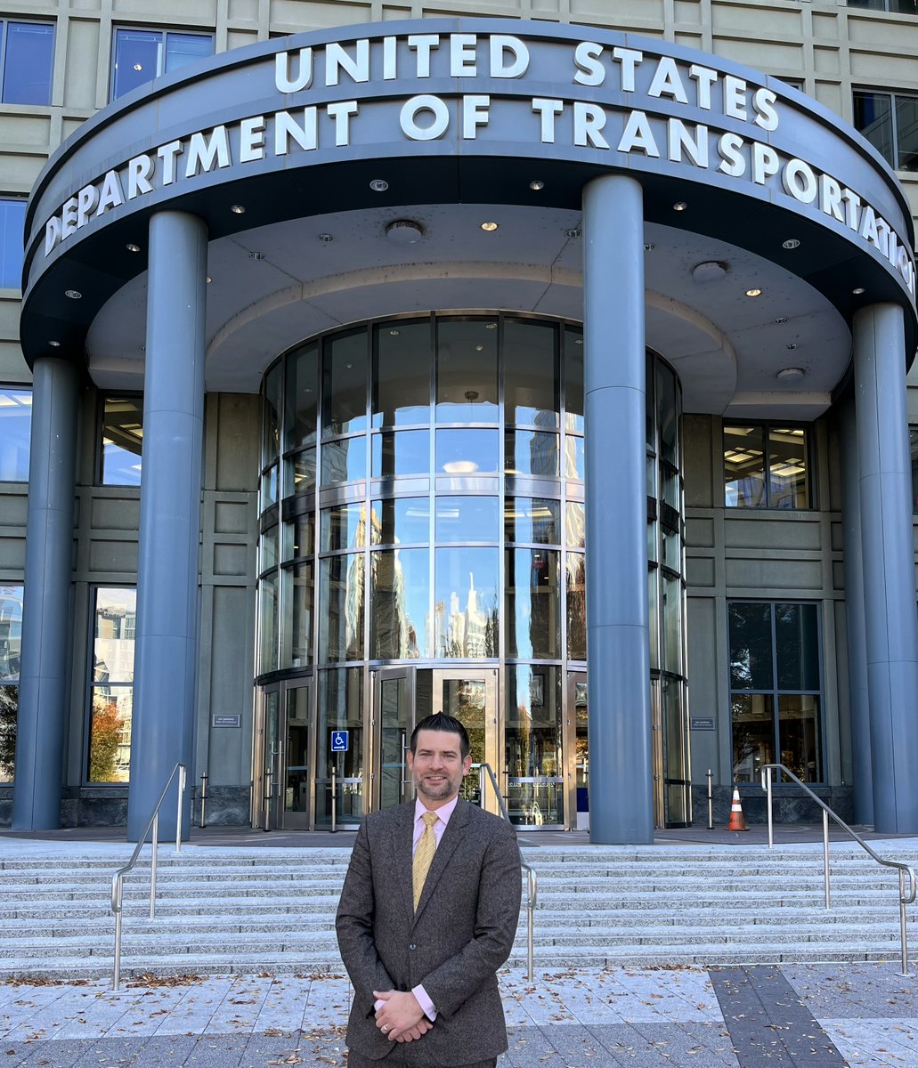 Wrapping up my first week on site at the U.S. Department of Transportation. It's a real thrill to be back in Washington and an immense honor to be joining Deputy Assistant Secretary Robert Hampshire's team at <a href="/Research_USDOT/">U.S. DOT Research and Technology</a> <a href="/USDOT/">U.S. Department of Transportation</a>