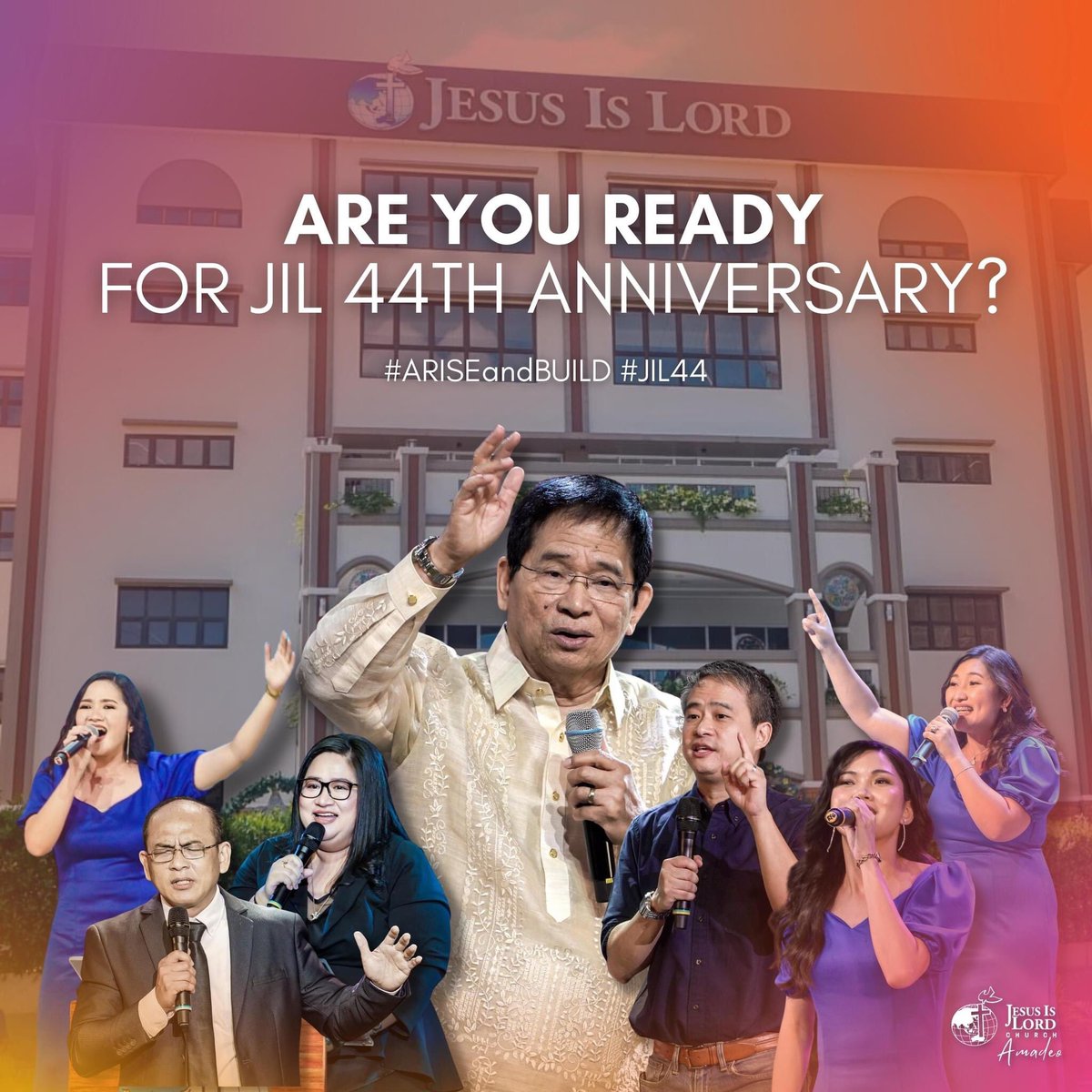 jil_amadeo's tweet photo. #JIL44 is approaching! Let us prepare our hearts and souls and not miss this historic event. Prepare for your answered prayers, blessings, miracles, and revival! It's time to #ARISEandBUILD! 🧡🔥 https://t.co/SIxyuIdc8g