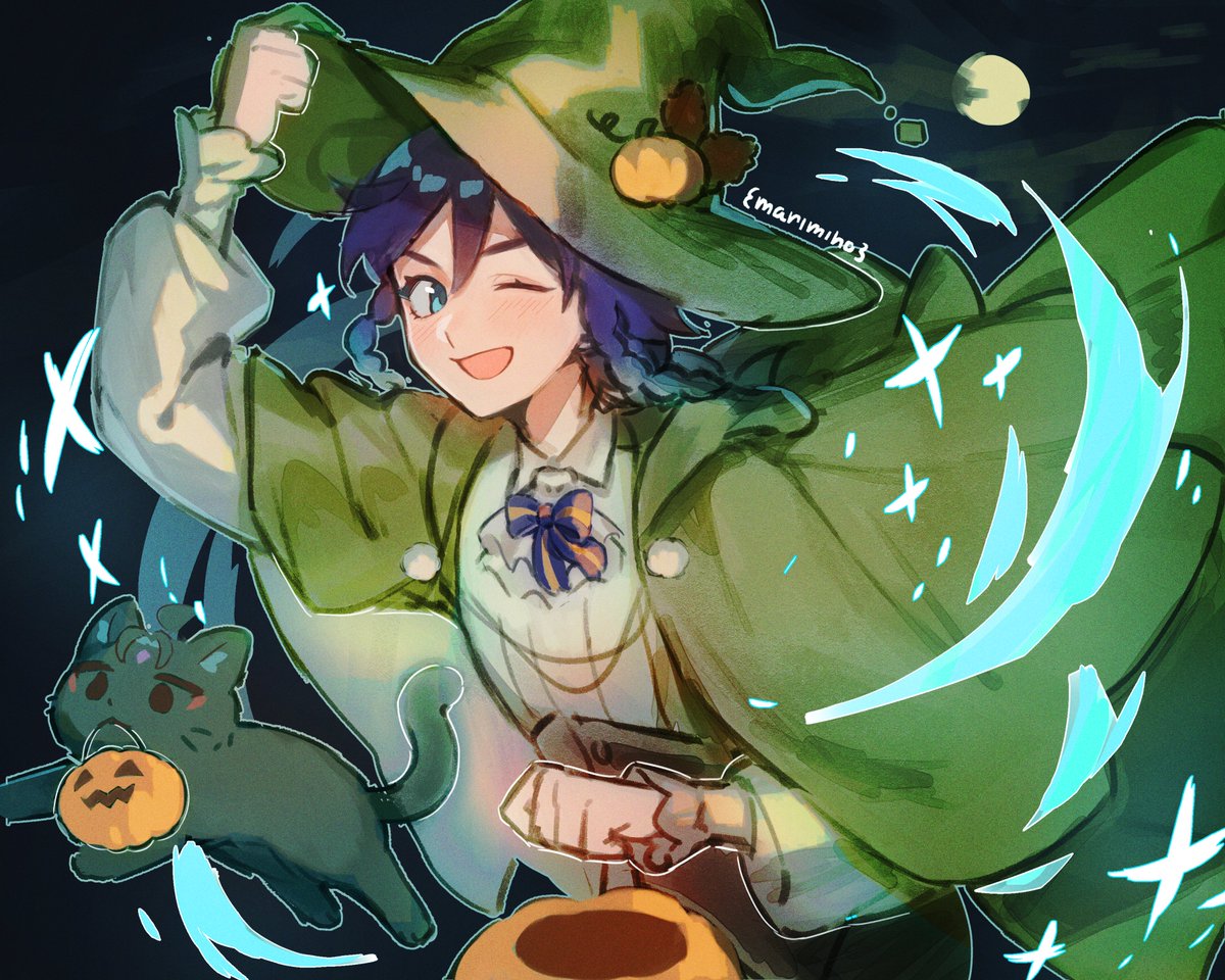 marimihoo's tweet photo. 🎃🍃
#xiaoven #原神 #GenshinImpact https://t.co/oEhzqv5K3R