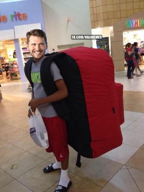 NBA Memes on Twitter "Luka Doncic's bag tonight"